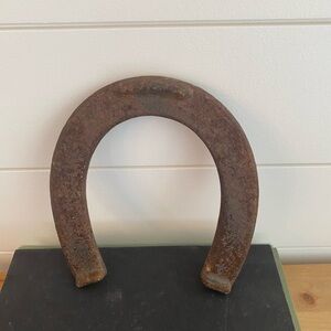 Metal Atlas Pitching Horseshoe Rustic Equestrian Farmhouse Decor Ranch Vintage
